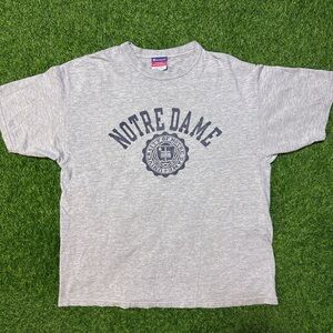 Boxy Notre Dame Gray Champion Tee
